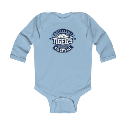 Long Sleeve Baby Bodysuit \ Brilliant Tigers Volleyball \ BTV1
