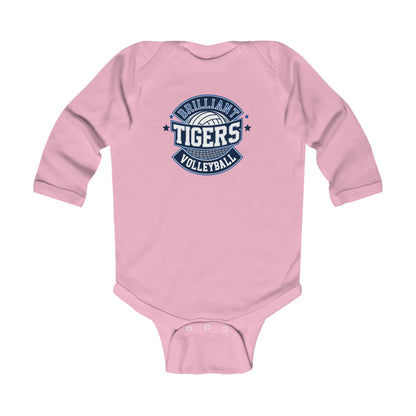 Long Sleeve Baby Bodysuit \ Brilliant Tigers Volleyball \ BTV1
