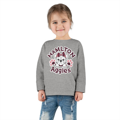 Toddler Long Sleeve Tee \ Hamilton Aggies \ HAG3