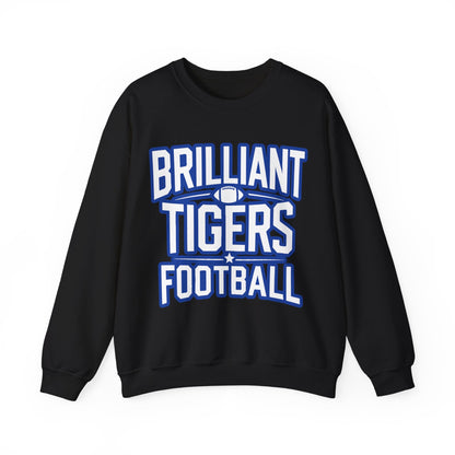 Adult Crewneck Sweatshirt \ Brilliant Tigers Football \ BTF1