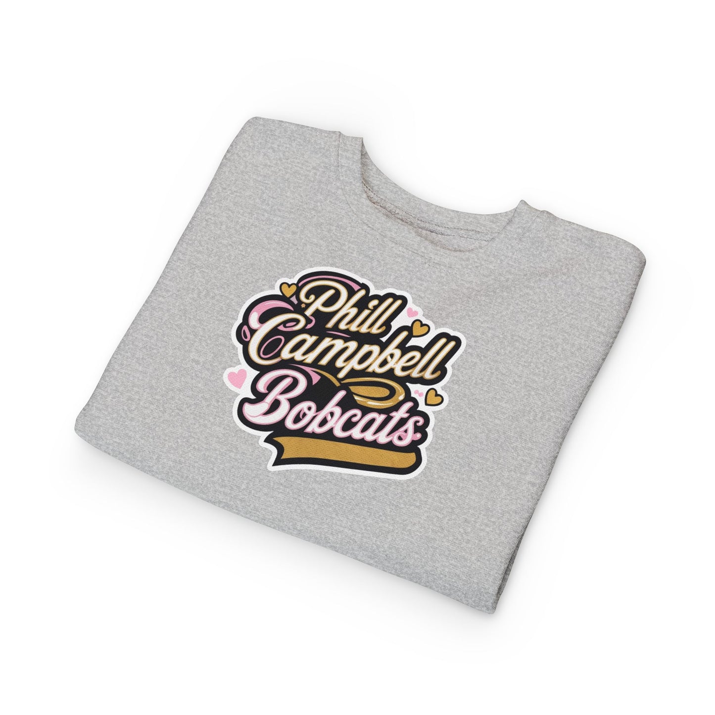 Toddler Crewneck Sweatshirt \ Phill Campbell Bobcats \ PCBG1