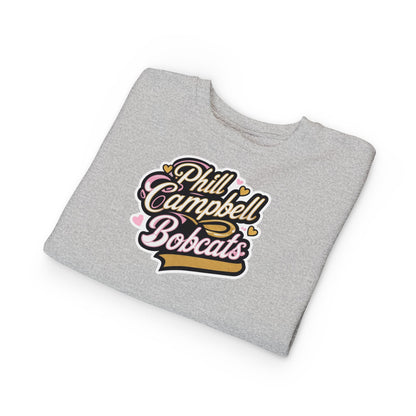 Toddler Crewneck Sweatshirt \ Phill Campbell Bobcats \ PCBG1