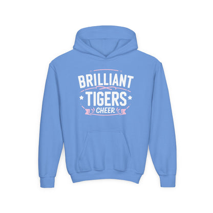 Youth Hoodie Sweatshirt \ Brilliant Tigers Cheer \ BTC2