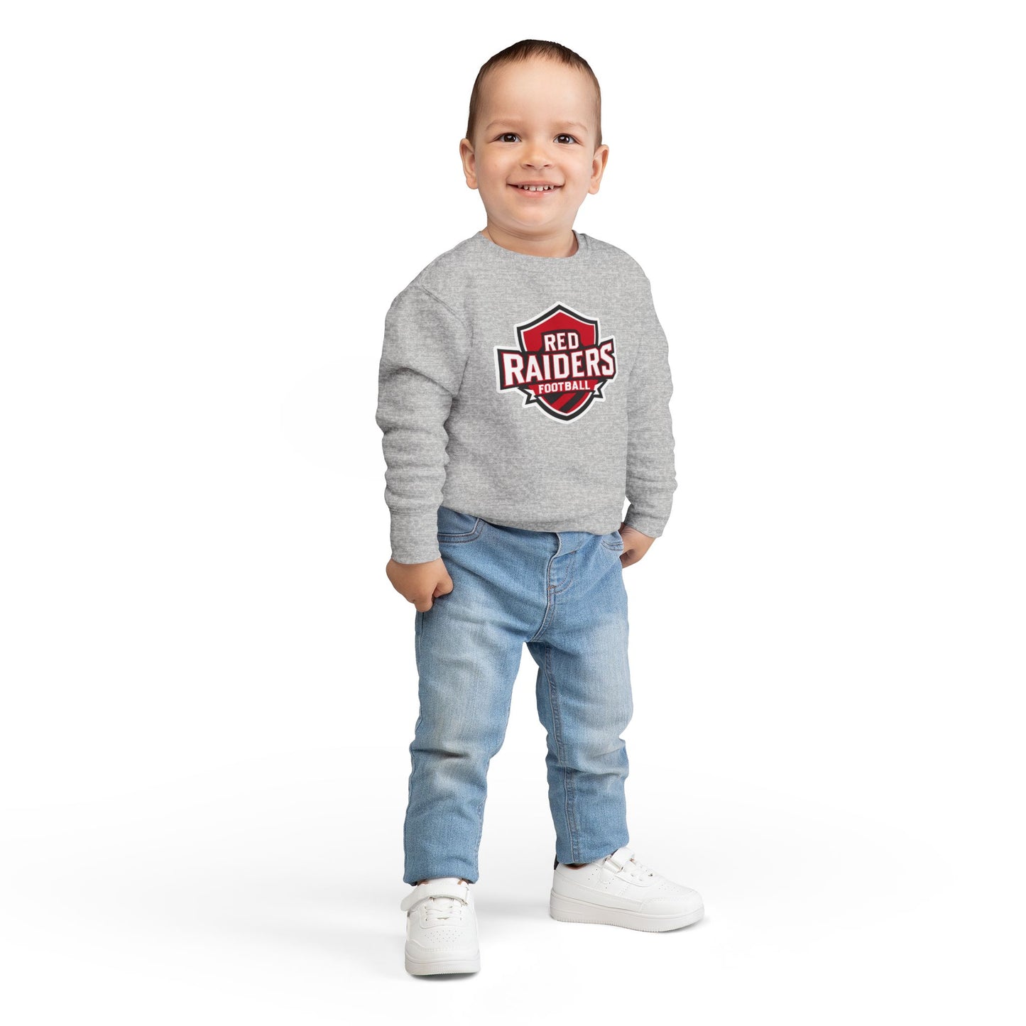 Toddler Crewneck Sweatshirt \ Marion County Red Raiders Football \ MCF2