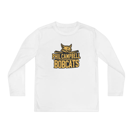 Youth Long Sleeve Tee \ Phil Campbell Bobcats \ PCB2