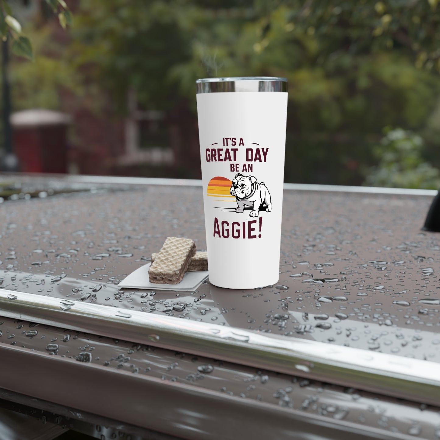 22oz Insulated Cooper Tumbler \ It's a Great Day to be an Aggie! \ GDA3