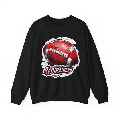Adult Crewneck Sweatshirt \ Marion County Red Raiders Football \ MCF1