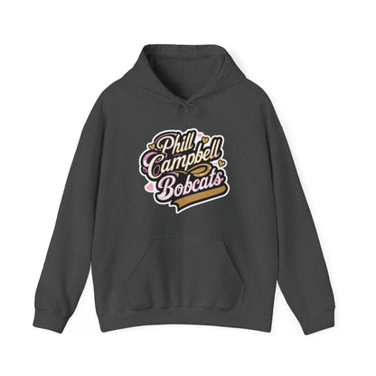 Adult Hoodie Sweatshirt \ Phill Campbell Bobcats \ PCBG1