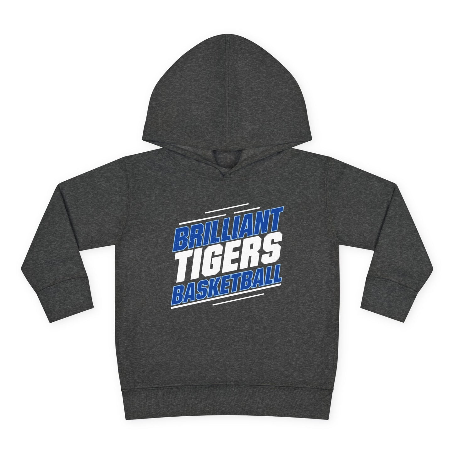 Toddler Hoodie Sweatshirt \ Brilliant Tigers Basketball \ BTBK2