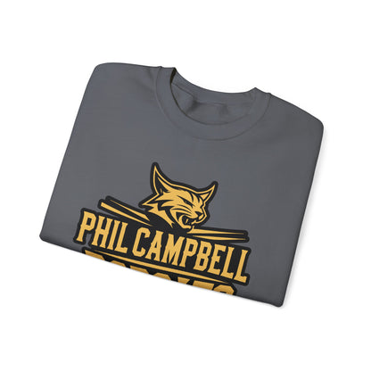 Adult Crewneck Sweatshirt \ Phil Campbell Bobcats \ PCB2