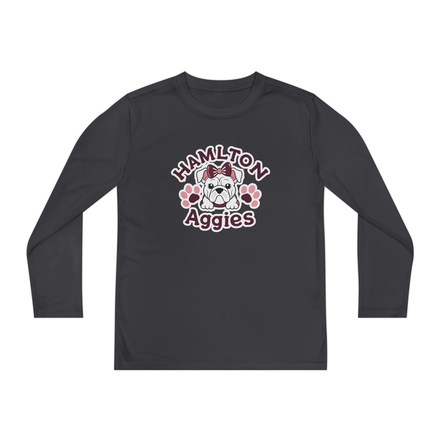 Youth Long Sleeve Tee \ Hamilton Aggies \ HAG3