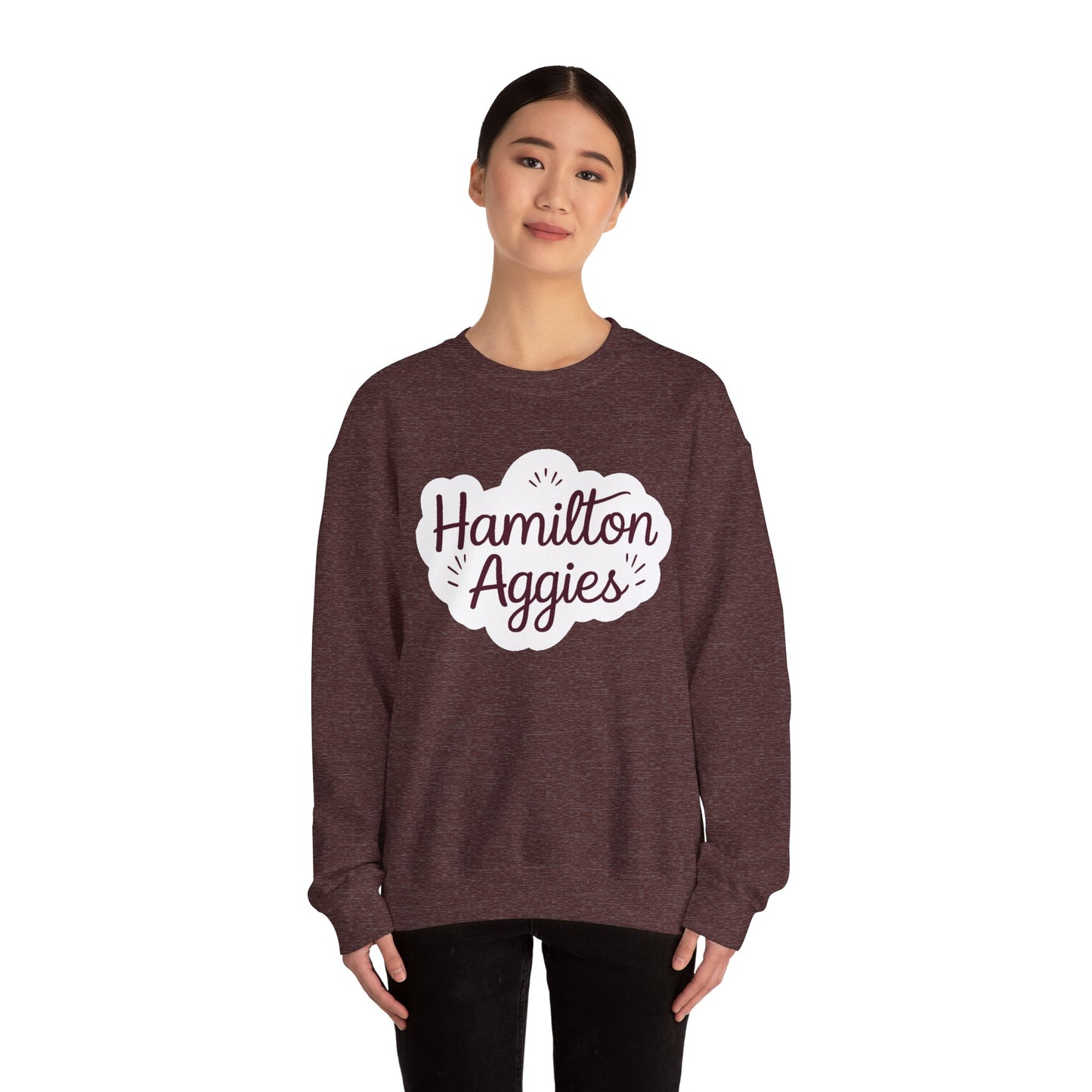 Adult Crewneck Sweatshirt \ Hamilton Aggies \ HAG1