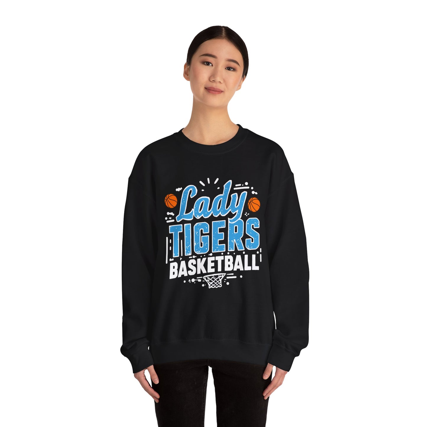 Adult Crewneck Sweatshirt \ Brilliant Tigers Basketball \ BTBKG1