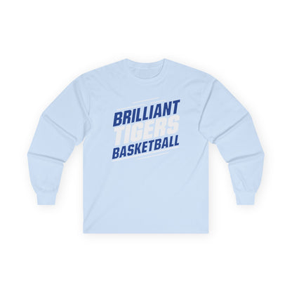 Adult Long Sleeve Tee \ Brilliant Tigers Basketball \ BTBK2