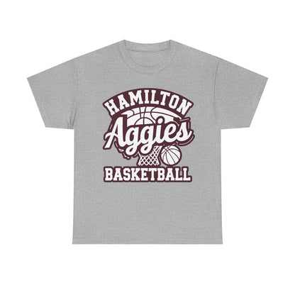 Adult Tee \ Hamilton Aggies Basketball \ HABKG1