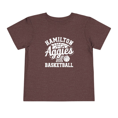 Toddler Tee \ Hamilton Aggies Basketball \ HABBG1