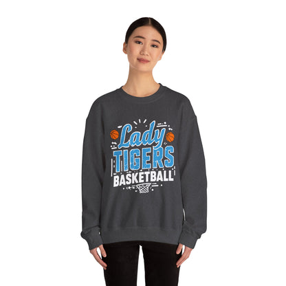 Adult Crewneck Sweatshirt \ Brilliant Tigers Basketball \ BTBKG1
