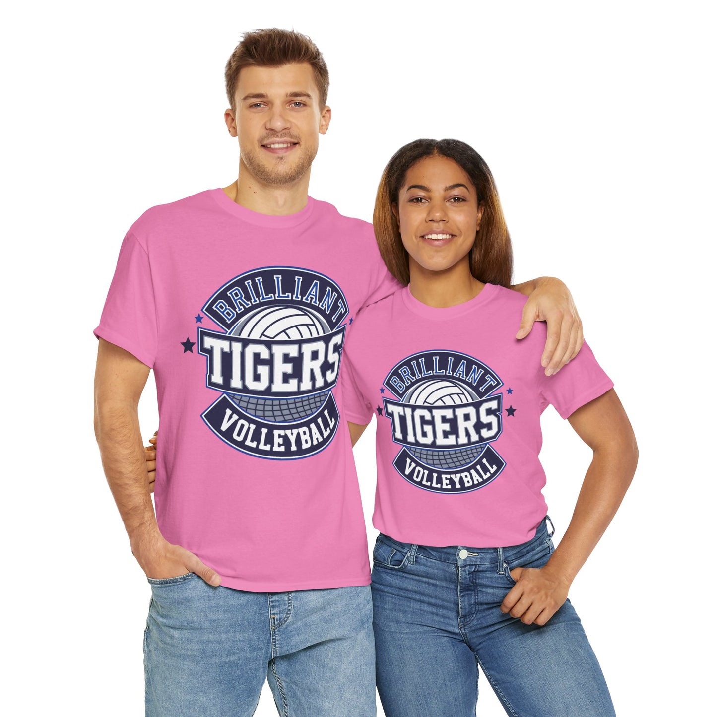 Adult Tee \ Brilliant Tigers Volleyball \ BTV1