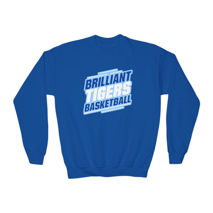 Youth Crewneck Sweatshirt \ Brilliant Tigers Basketball \ BTBK2