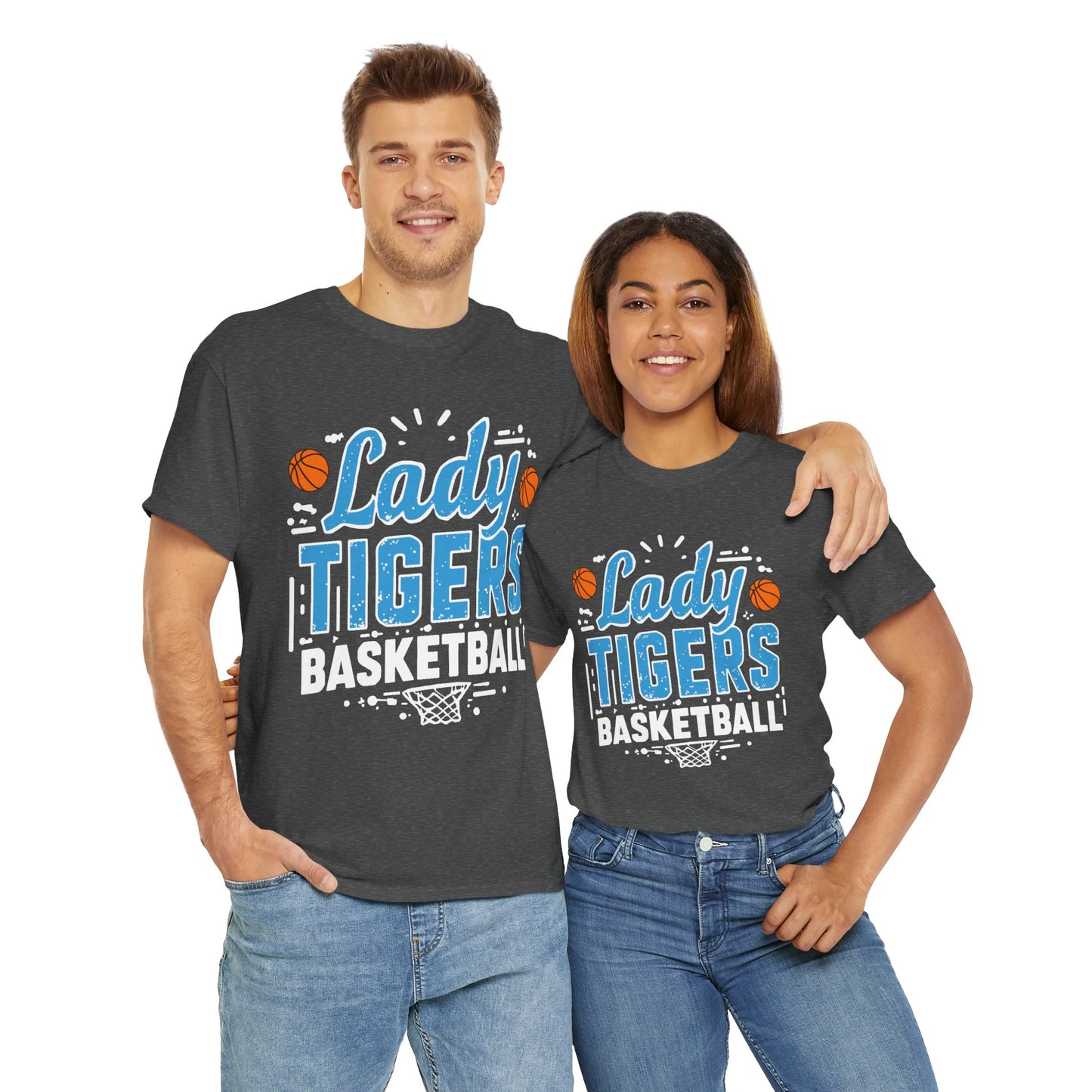 Adult Tee \ Brilliant Tigers Basketball \ BTBKG1