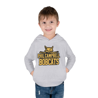 Toddler Hoodie Sweatshirt \ Phil Campbell Bobcats \ PCB2
