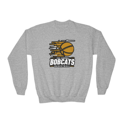 Youth Crewneck Sweatshirt \ Phil Campbell Bobcats Basketball \ PCBBK2