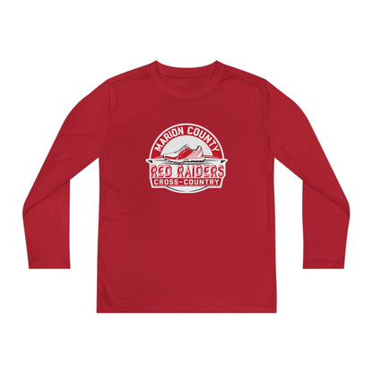 Youth Long Sleeve Tee \ Marion County Red Raiders Cross-Country \ MCCC1