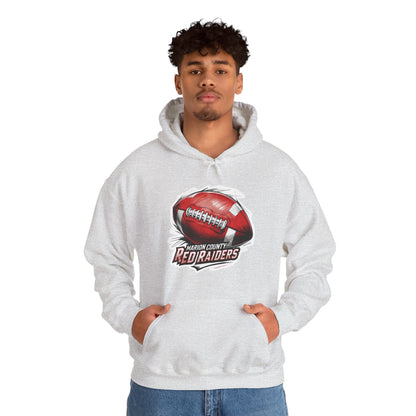 Adult Hoodie Sweatshirt \ Marion County Red Raiders Football \ MCF1