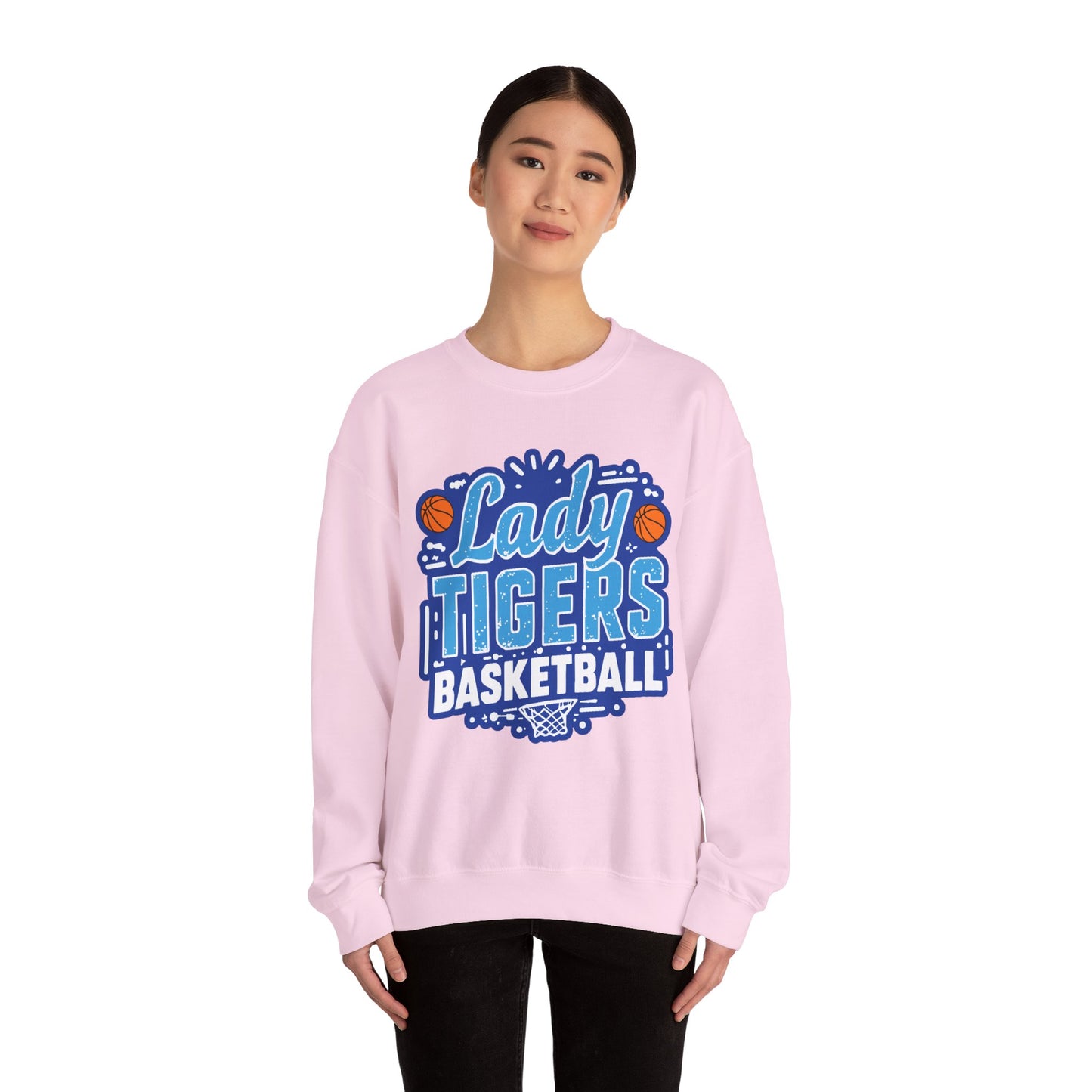 Adult Crewneck Sweatshirt \ Brilliant Tigers Basketball \ BTBKG1