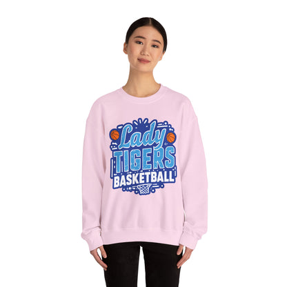 Adult Crewneck Sweatshirt \ Brilliant Tigers Basketball \ BTBKG1