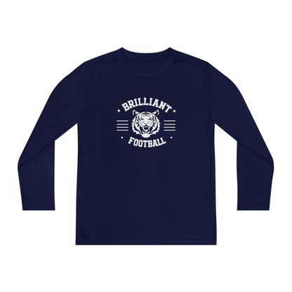 Youth Long Sleeve Tee \ Brilliant Tigers Football \ BTF2