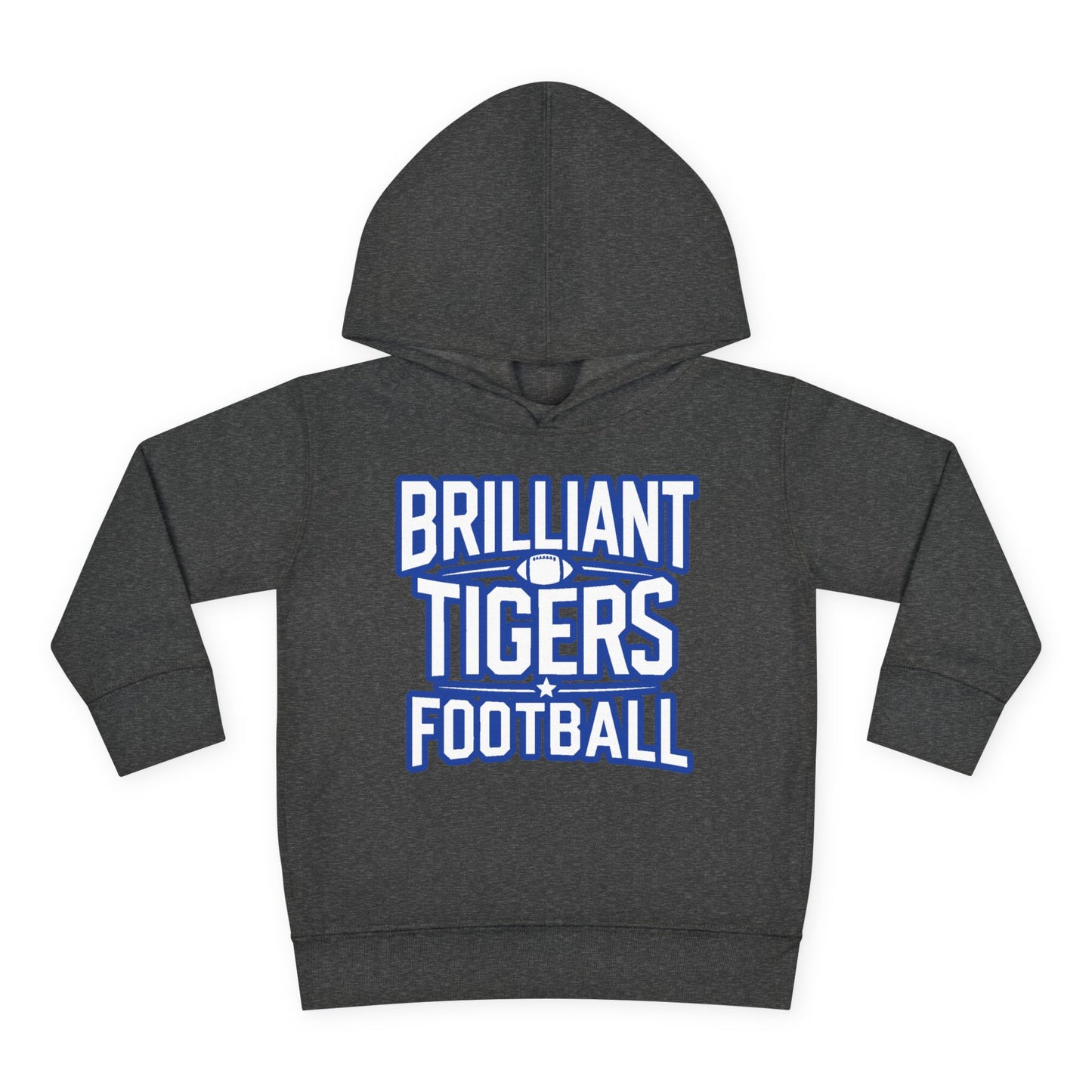 Toddler Hoodie Sweatshirt \ Brilliant Tigers Football \ BTF1