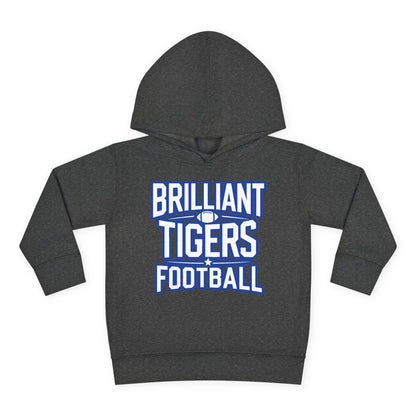 Toddler Hoodie Sweatshirt \ Brilliant Tigers Football \ BTF1