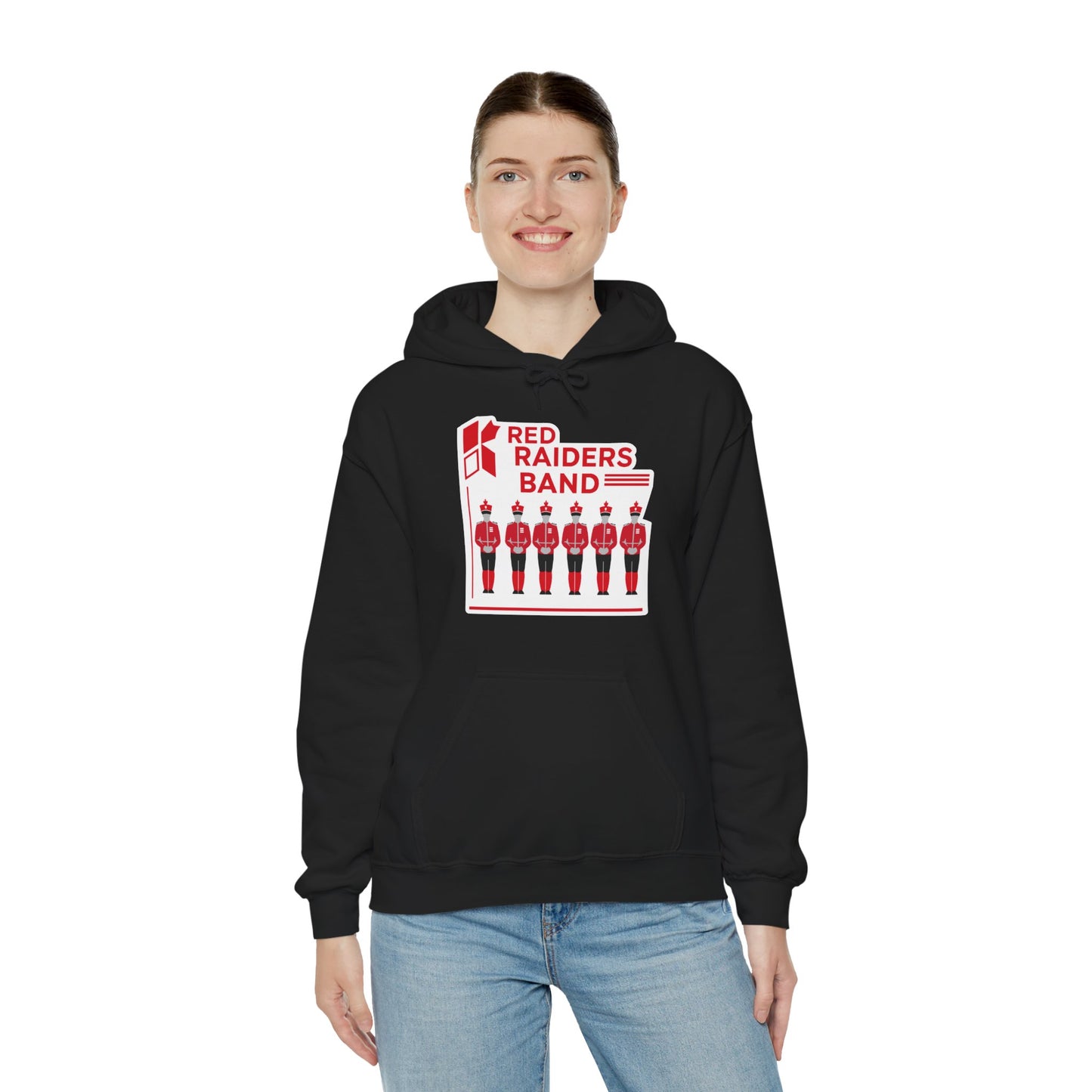 Adult Hoodie Sweatshirt \ Marion County Red Raiders Band \ MCB1
