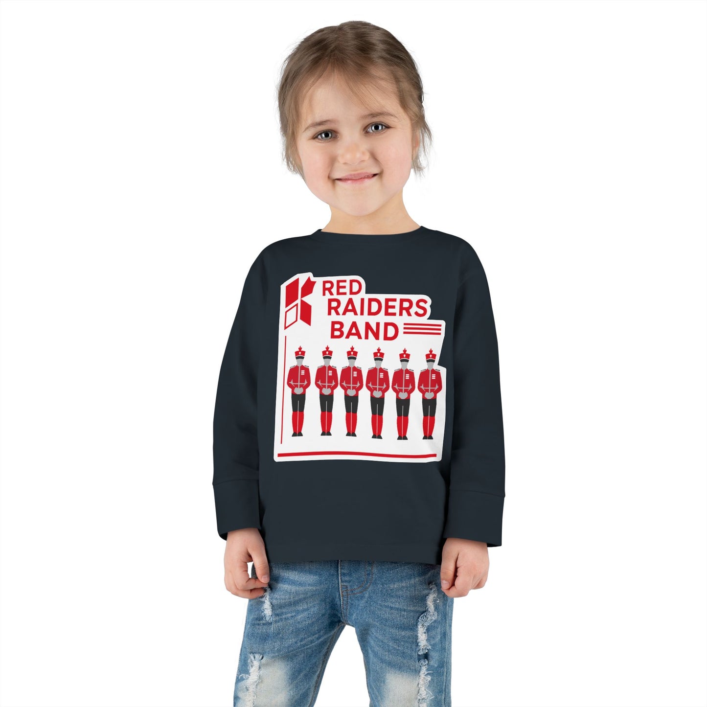 Toddler Long Sleeve Tee \ Marion County Red Raiders Band \ MCB1