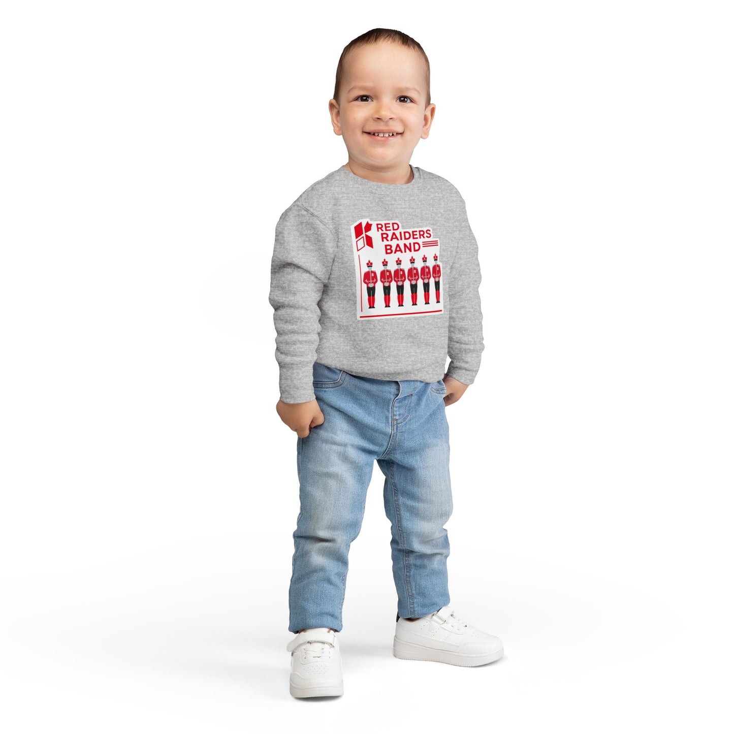 Toddler Crewneck Sweatshirt \ Marion County Red Raiders Band \ MCB1