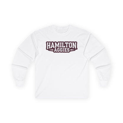 Adult Long Sleeve Tee \ Hamilton Aggies \ HA3
