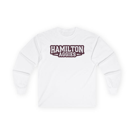 Adult Long Sleeve Tee \ Hamilton Aggies \ HA3
