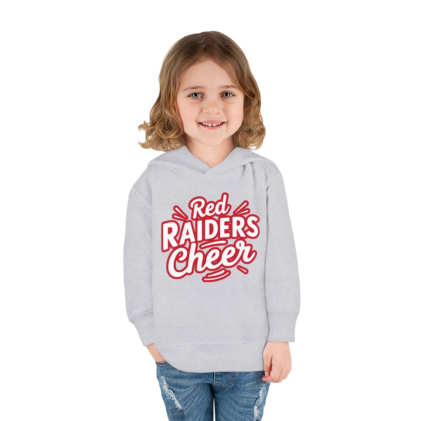 Toddler Hoodie Sweatshirt \ Marion County Red Raiders Cheer \ MCC1