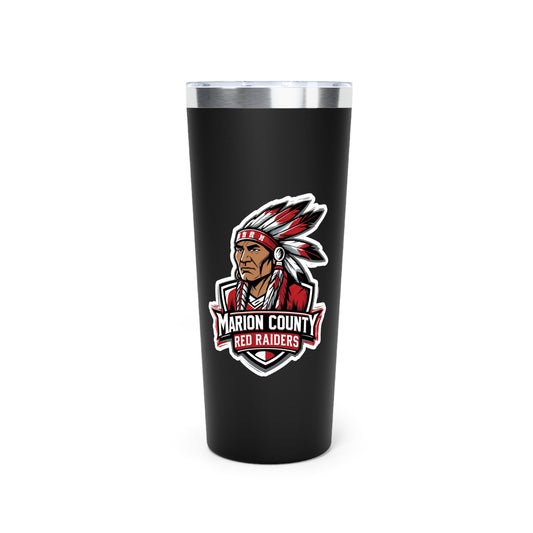 22oz Copper Insulated Tumbler \ Marion County Red Raiders \ MC2