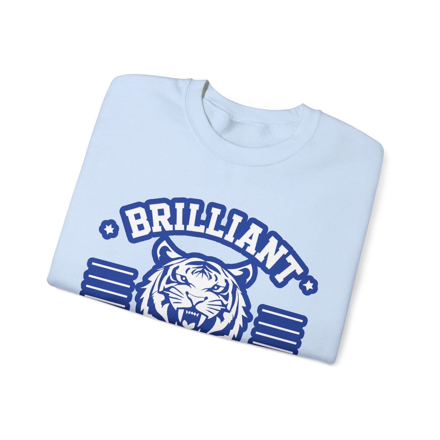 Adult Crewneck Sweatshirt \ Brilliant Tigers Football \ BTF2