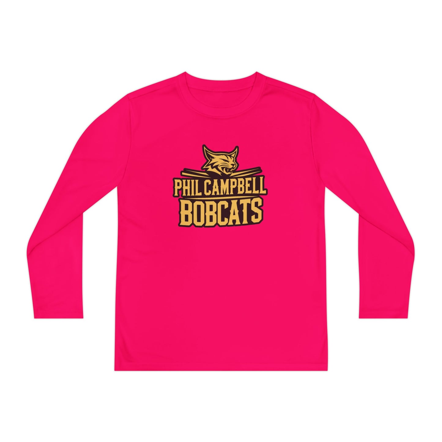 Youth Long Sleeve Tee \ Phil Campbell Bobcats \ PCB2