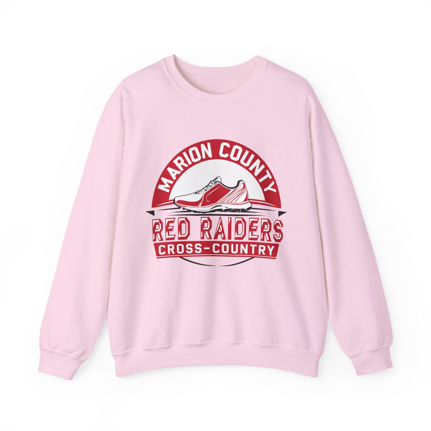 Adult Crewneck Sweatshirt \ Marion County Red Raiders Cross-Country \ MCCC1