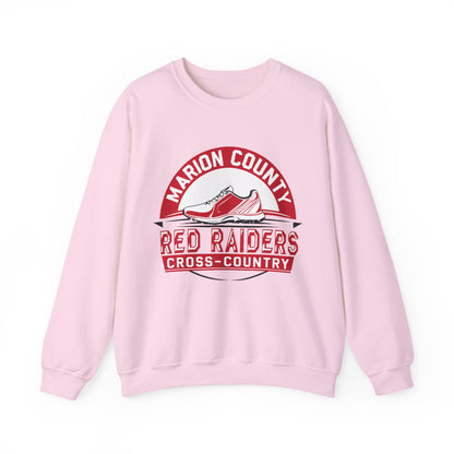 Adult Crewneck Sweatshirt \ Marion County Red Raiders Cross-Country \ MCCC1