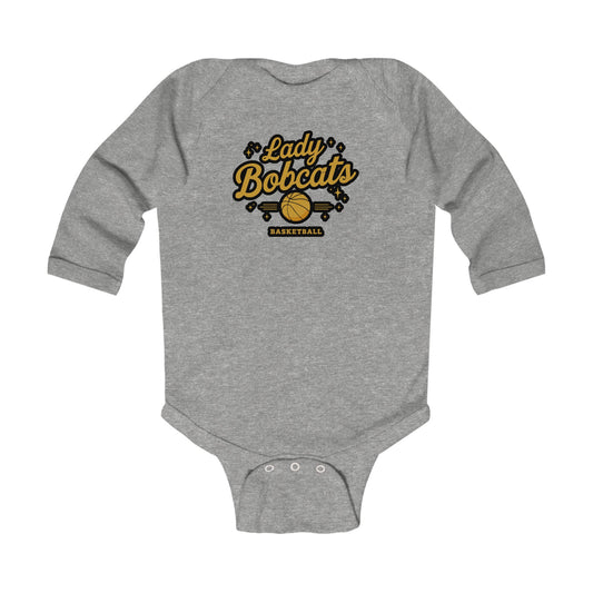 Long Sleeve Baby Bodysuit \ Phil Campbell Bobcats Basketball \ PCBBKG2
