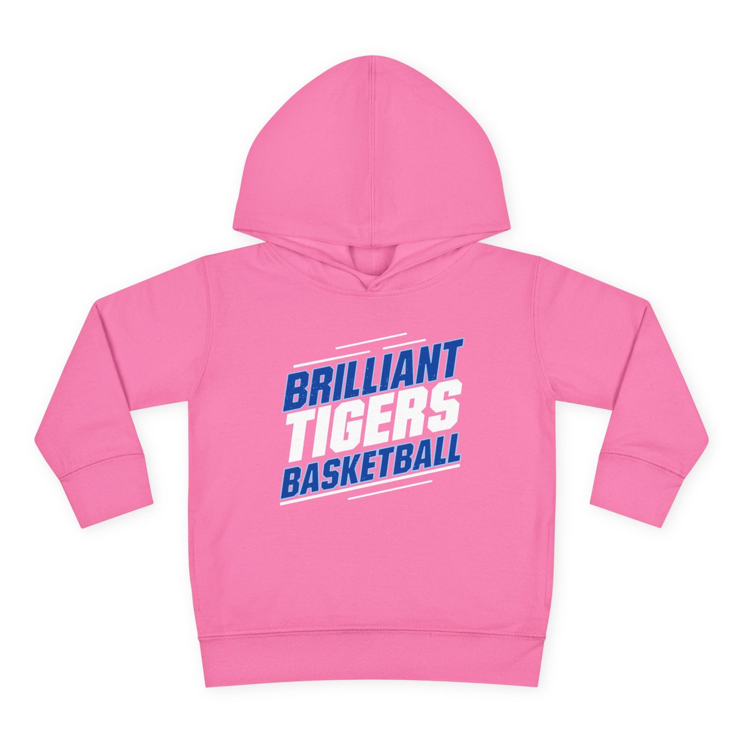Toddler Hoodie Sweatshirt \ Brilliant Tigers Basketball \ BTBK2