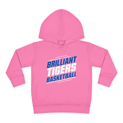Toddler Hoodie Sweatshirt \ Brilliant Tigers Basketball \ BTBK2