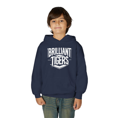 Youth Hooded Sweatshirt \ Brilliant Tigers \ BT2