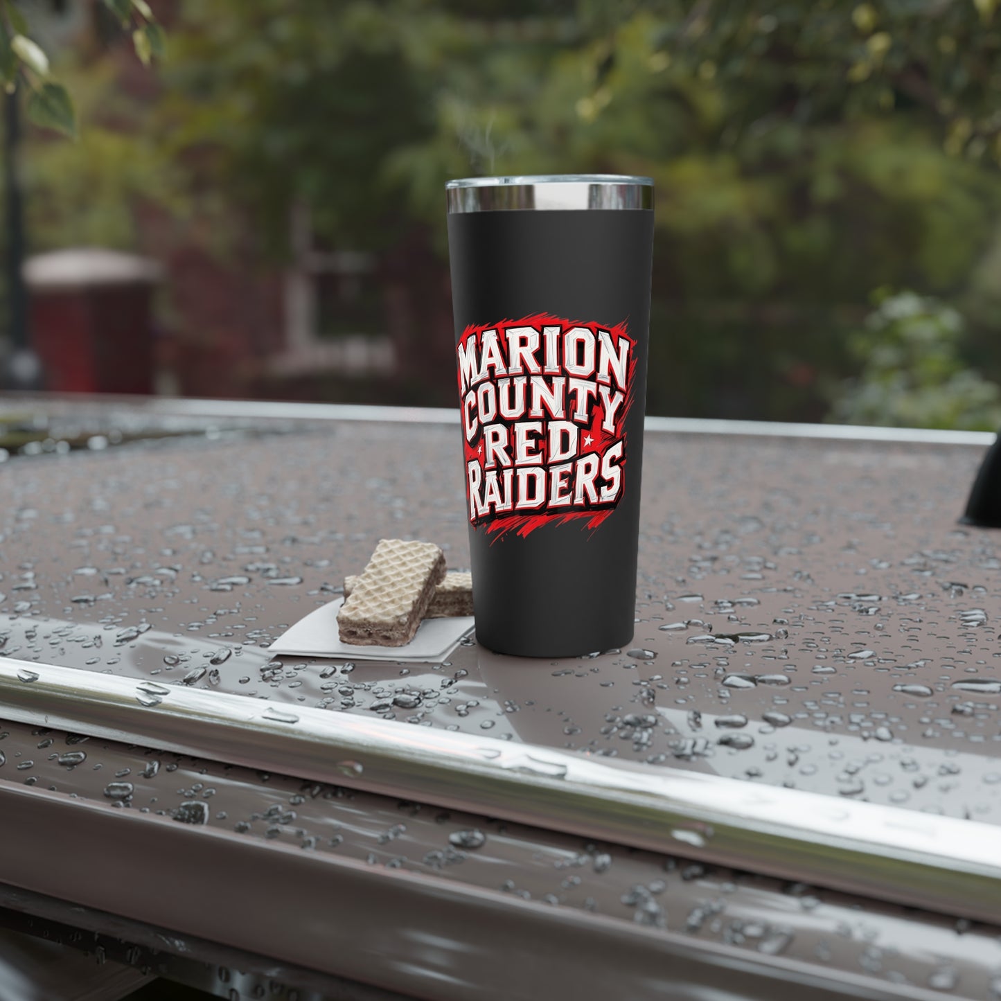 22oz Copper Insulated Tumbler \ Marion County Red Raiders \ MC1