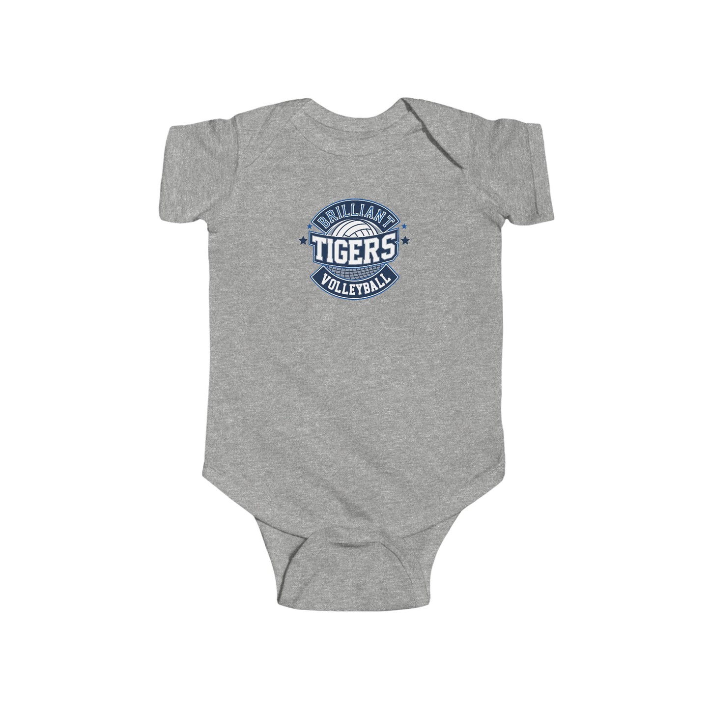 Short Sleeve Baby Bodysuit \ Brilliant Tigers Volleyball \ BTV1